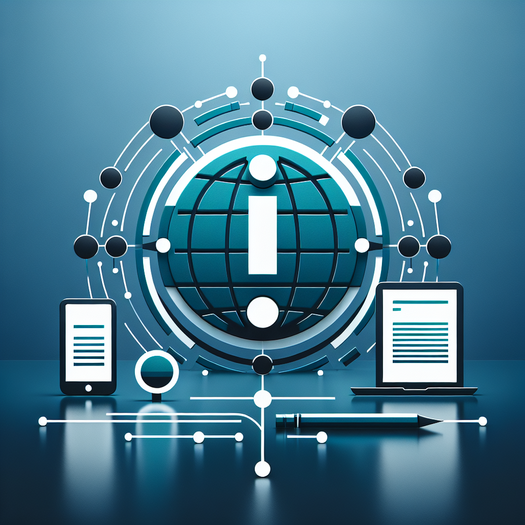 Create a sleek, modern logo for an international digital knowledge and news platform named \